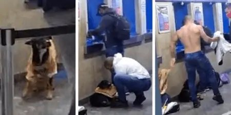Mann entkleidet sich am Bahnhof - der Grund dafür rührt tausende Tierfreunde zu Tränen
