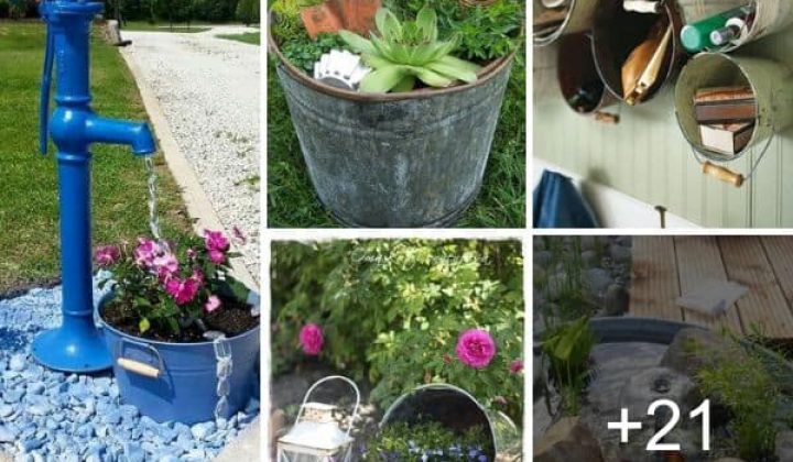 26 Brilliant Ways To Reuse Old Buckets In Your Outdoor Space