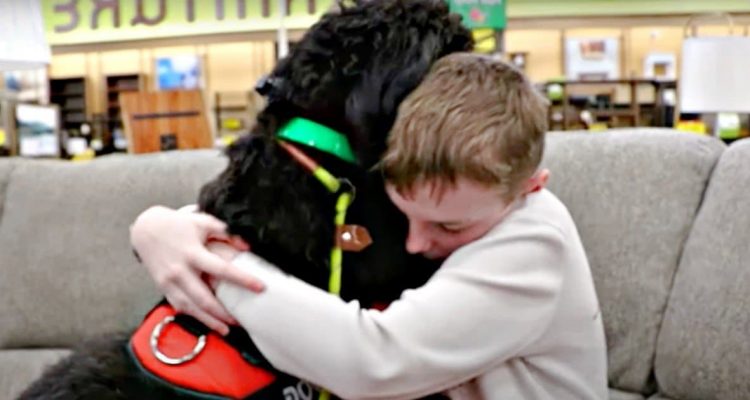 Autistischer Junge steht vor Nervenzusammenbruch - was sein Hund dann tut, lässt Herzen schmelzen